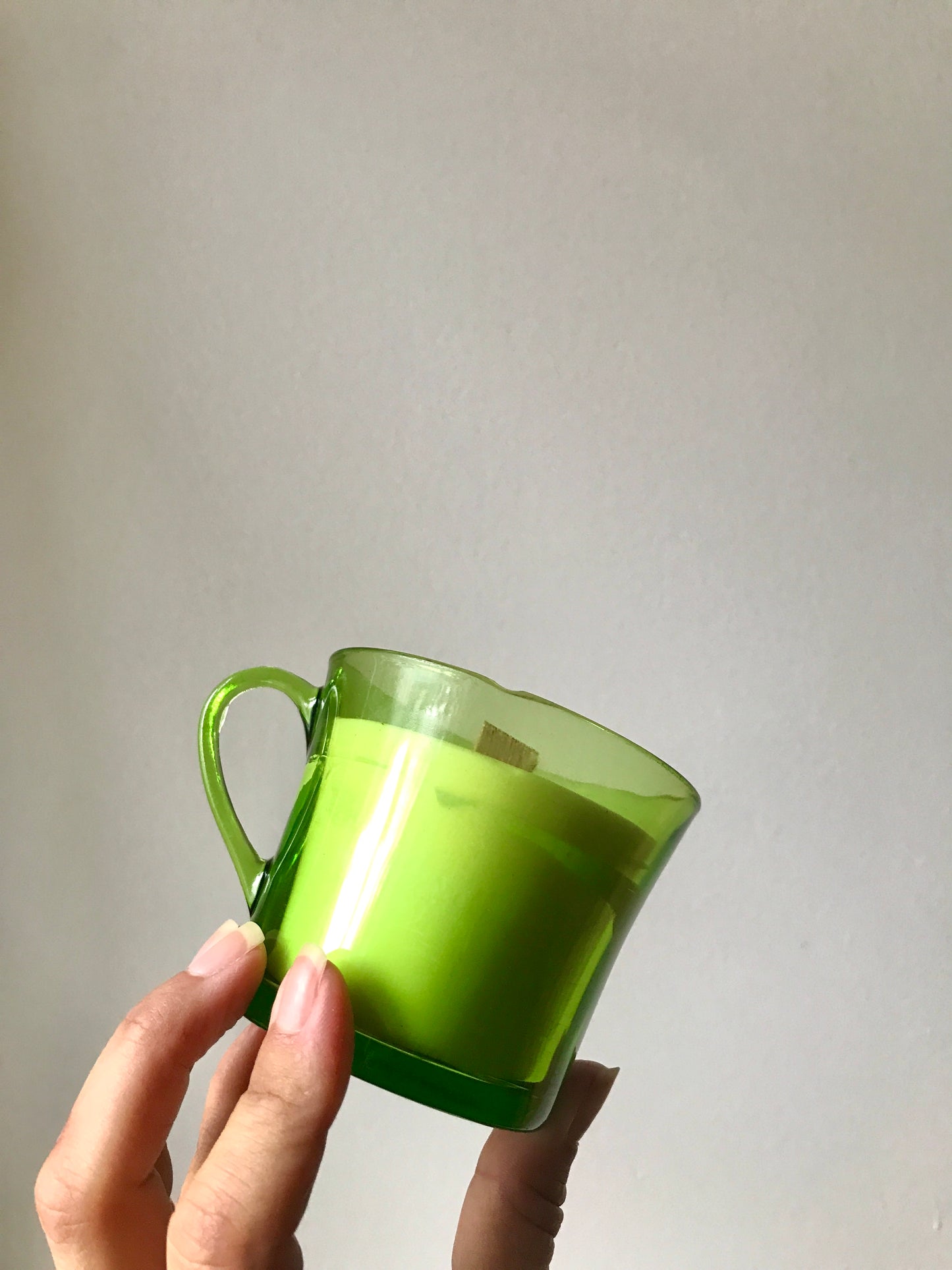 Bougie dans une tasse Duralex