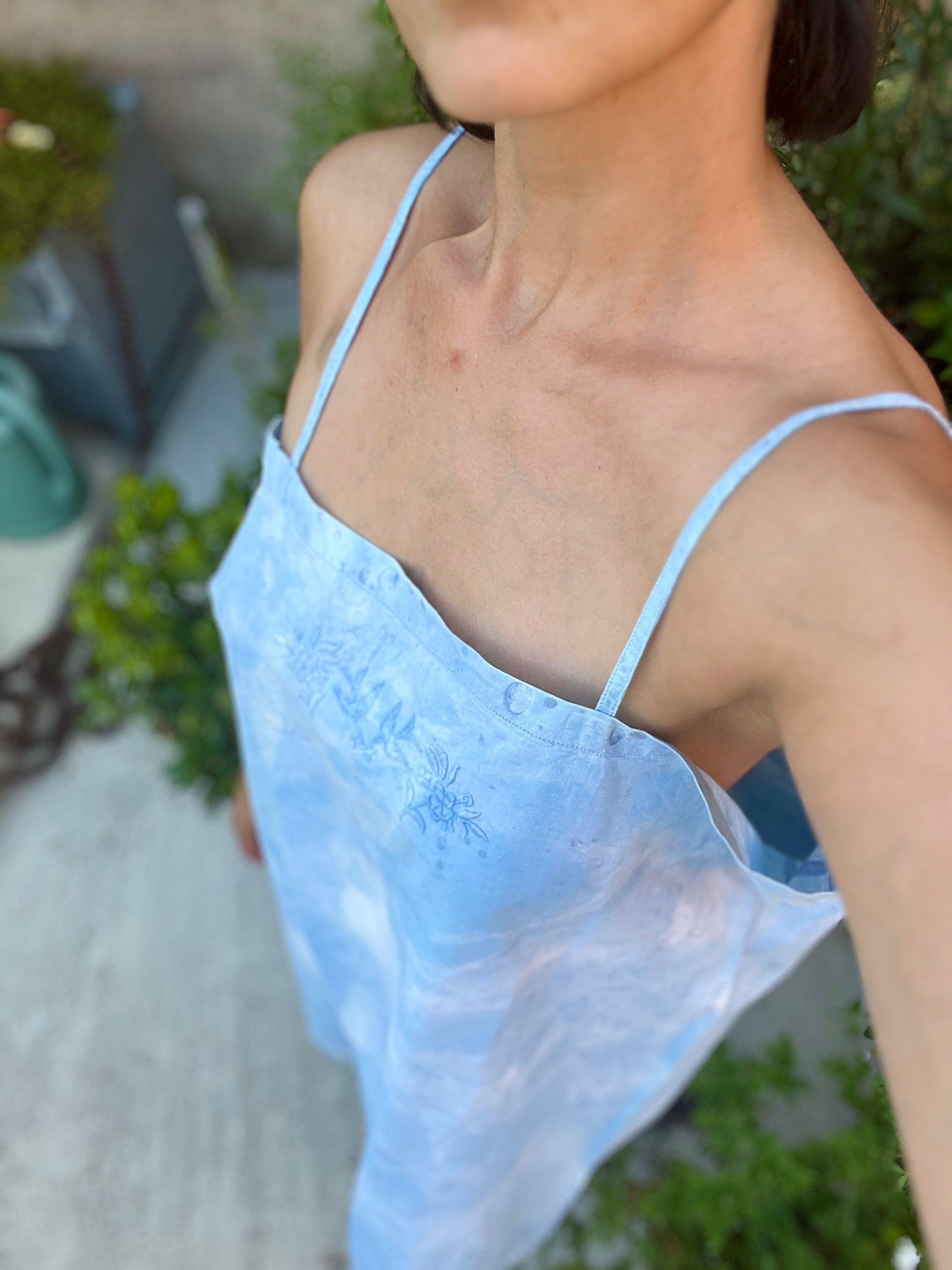 Nuisette ancienne teinte avec des plantes 🌸 Indigo