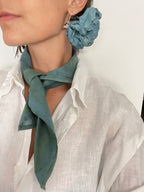 Bandana en coton bio - Hot blue