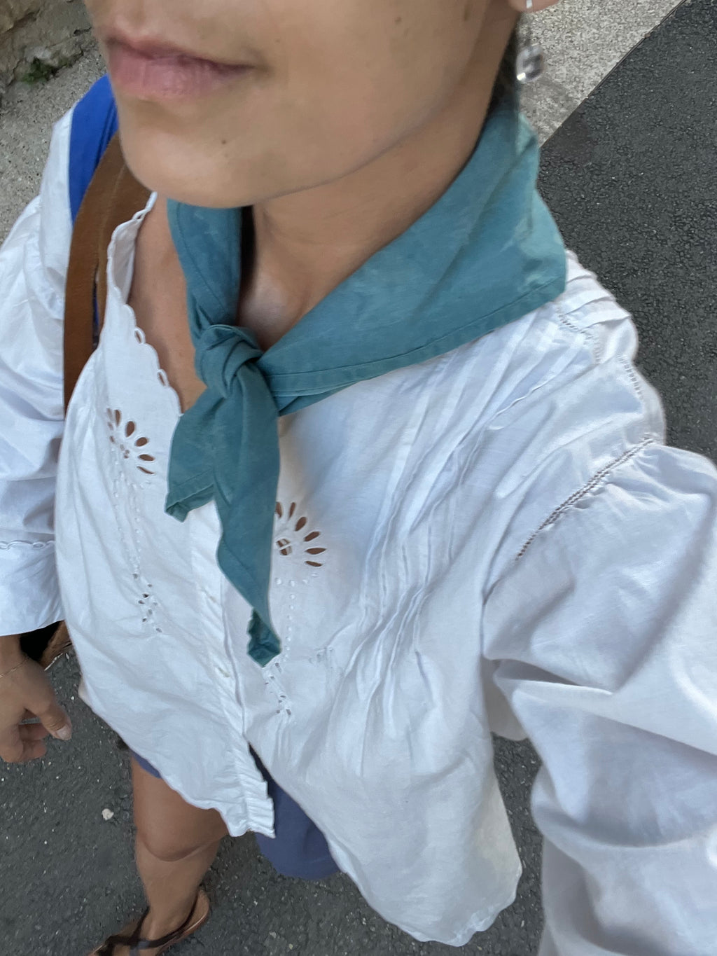 Bandana en coton bio - Blue