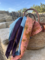 Bandana en coton bio - Blueberry