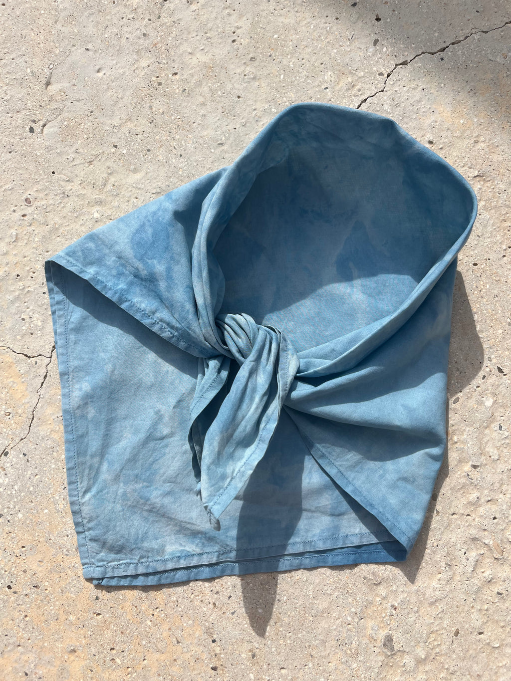 Bandana en coton bio - Indigo