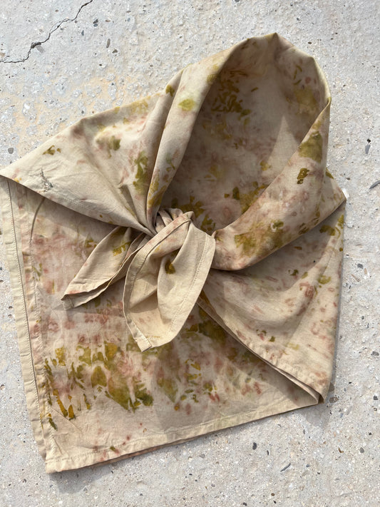 Bandana en coton bio - Rosy