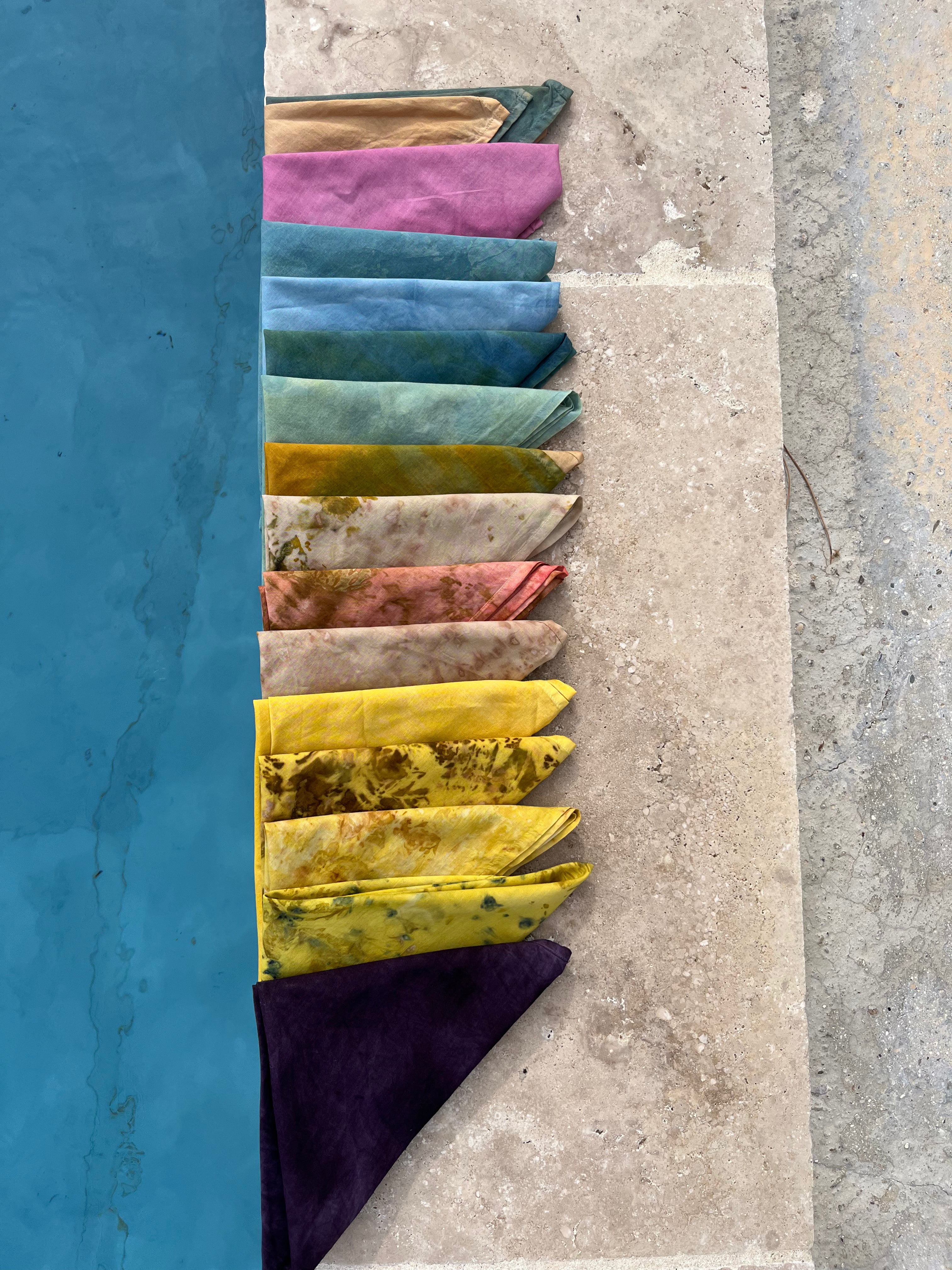 Bandana en coton bio - Indigo