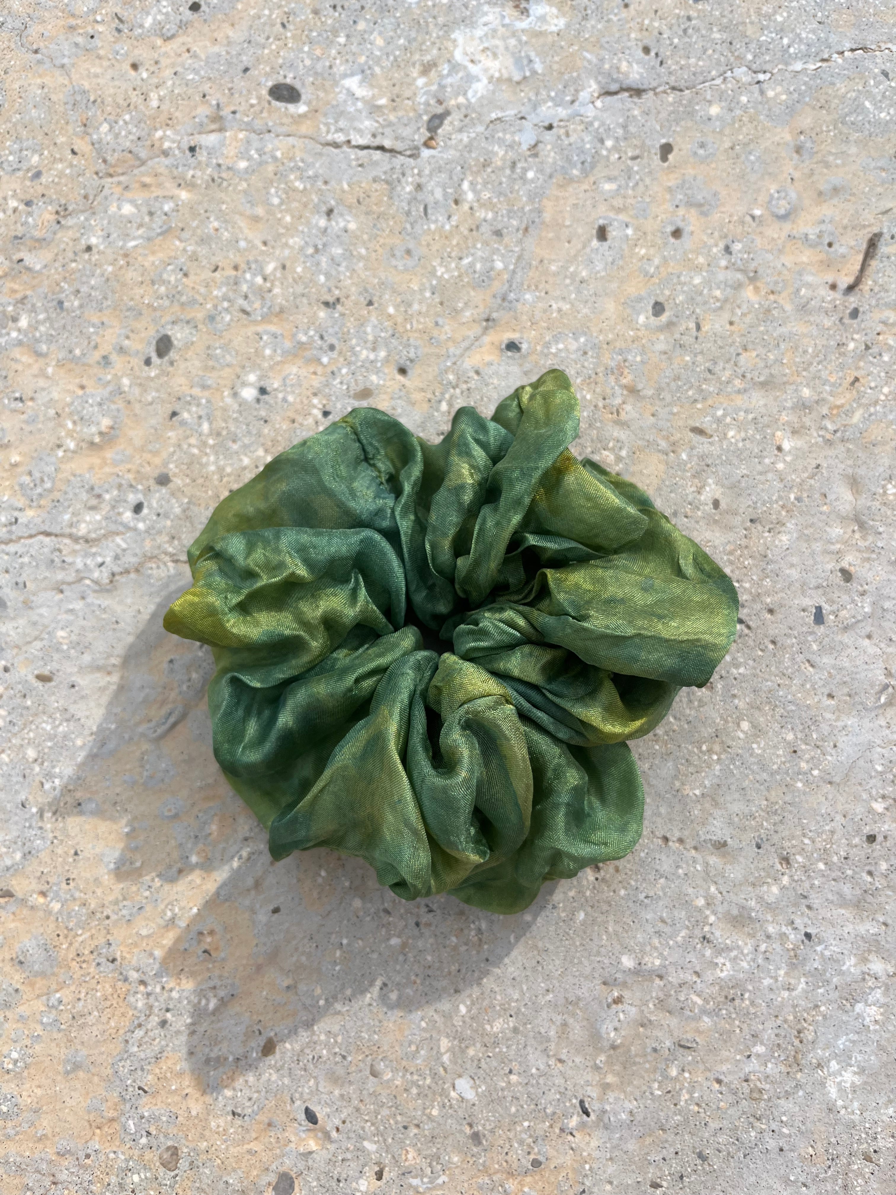 Chouchou en mousseline de soie bio - Prairie