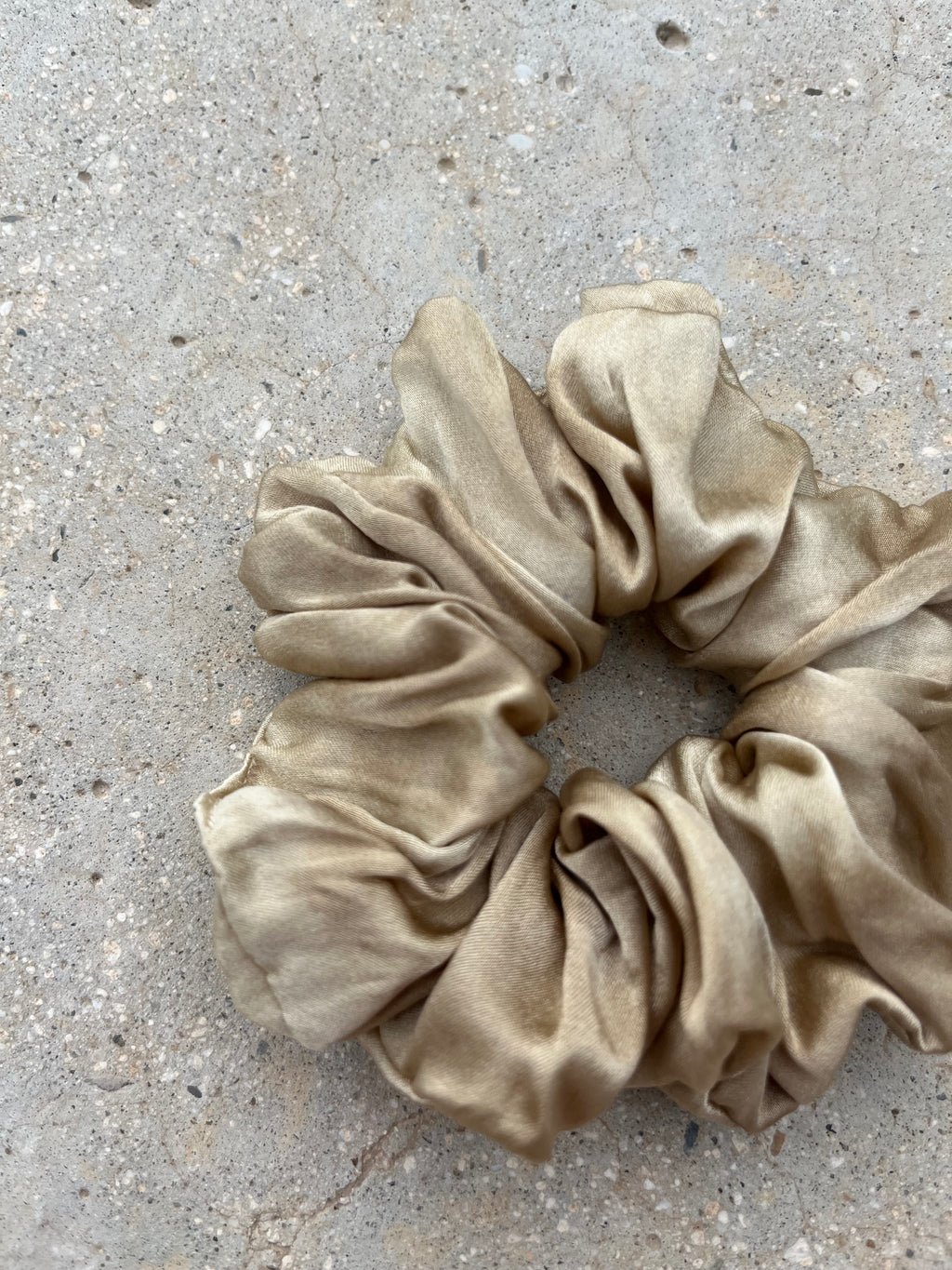 Chouchou en satin de soie bio - Sand