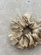 Chouchou en satin de soie bio - Sand