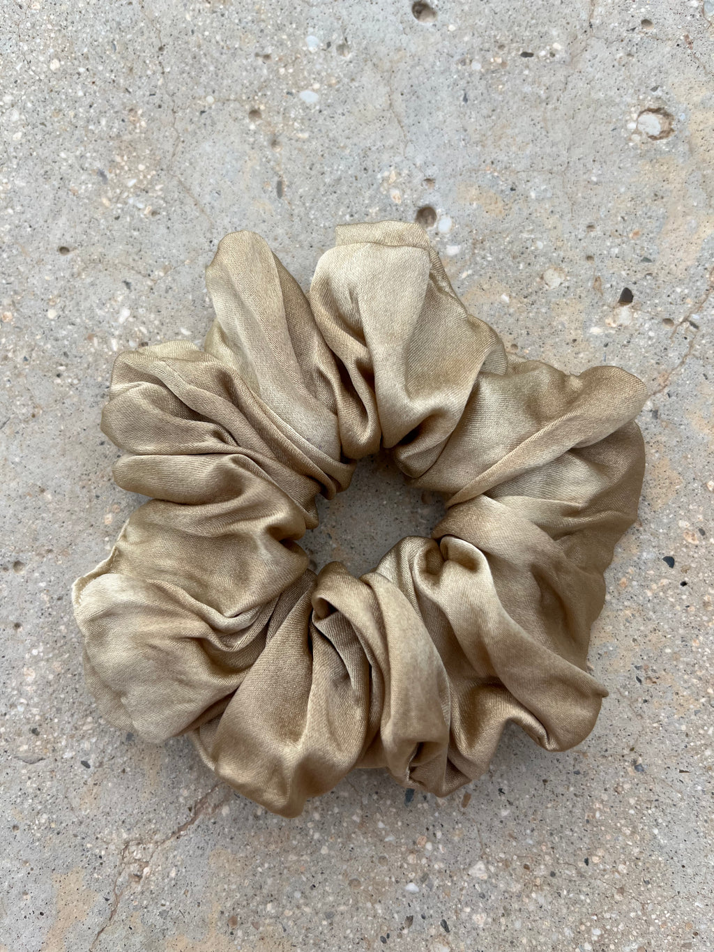 Chouchou en satin de soie bio - Sand