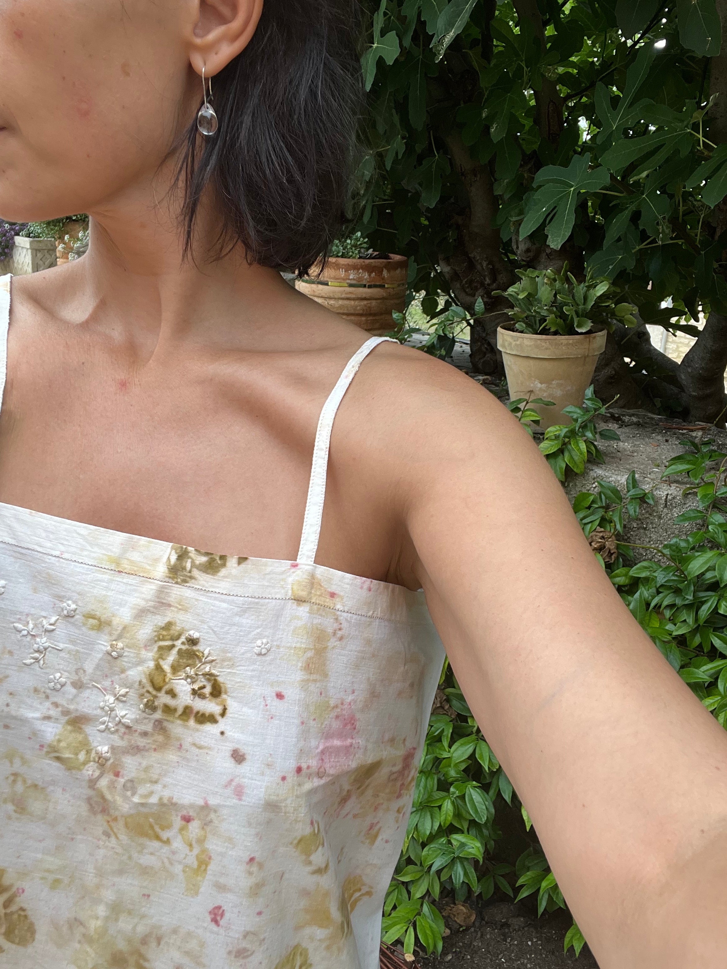 Nuisette ancienne teinte avec des plantes 🌸 Rosât