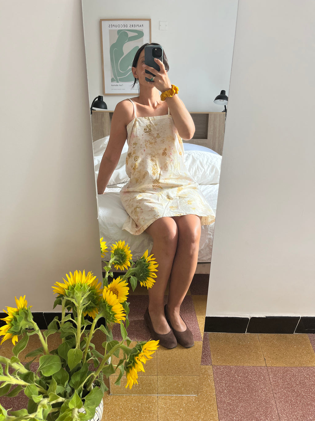 Nuisette ancienne teinte avec des plantes 🌸 Rosât