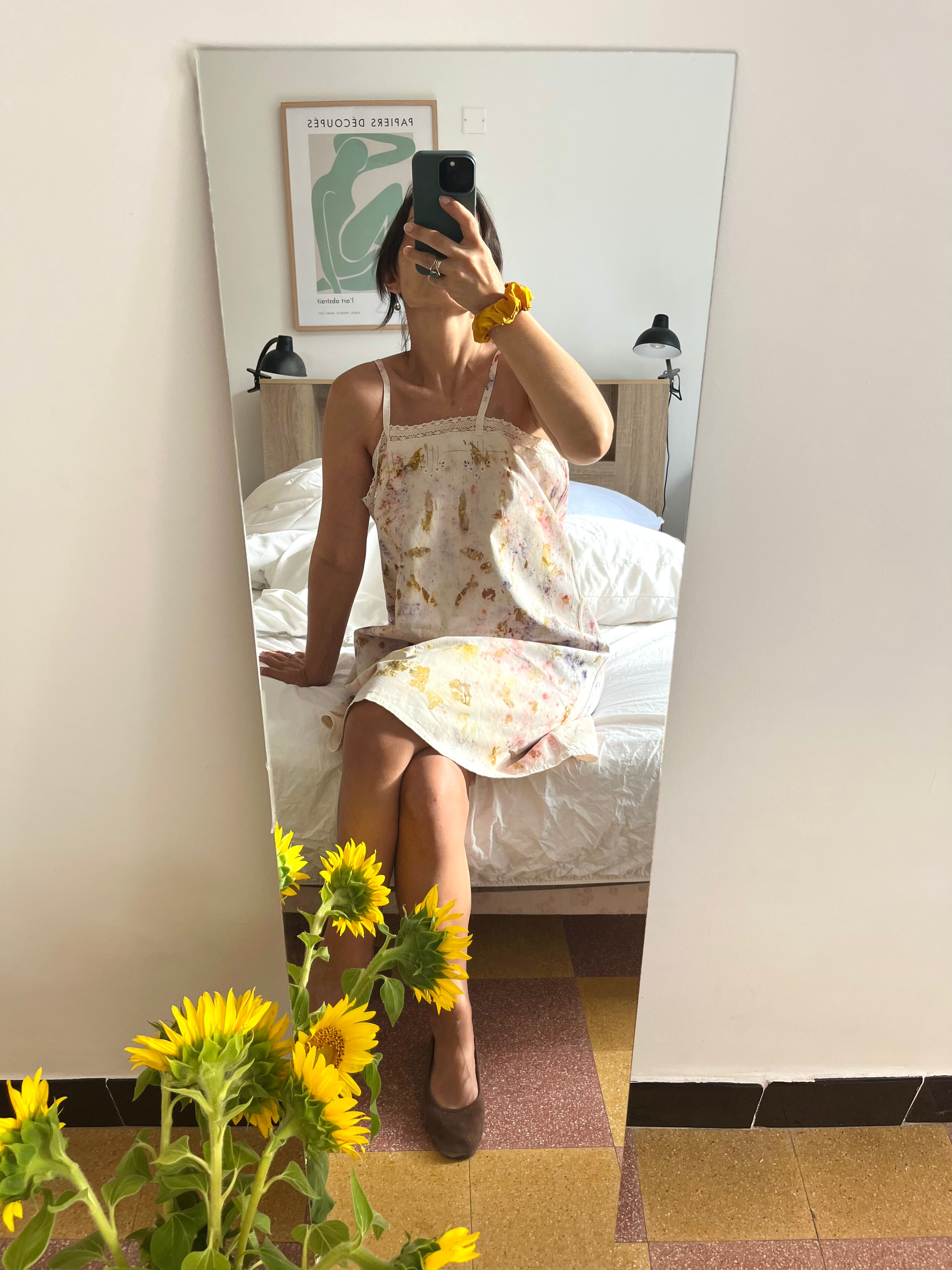 Nuisette ancienne teinte avec des plantes 🌸 Fields