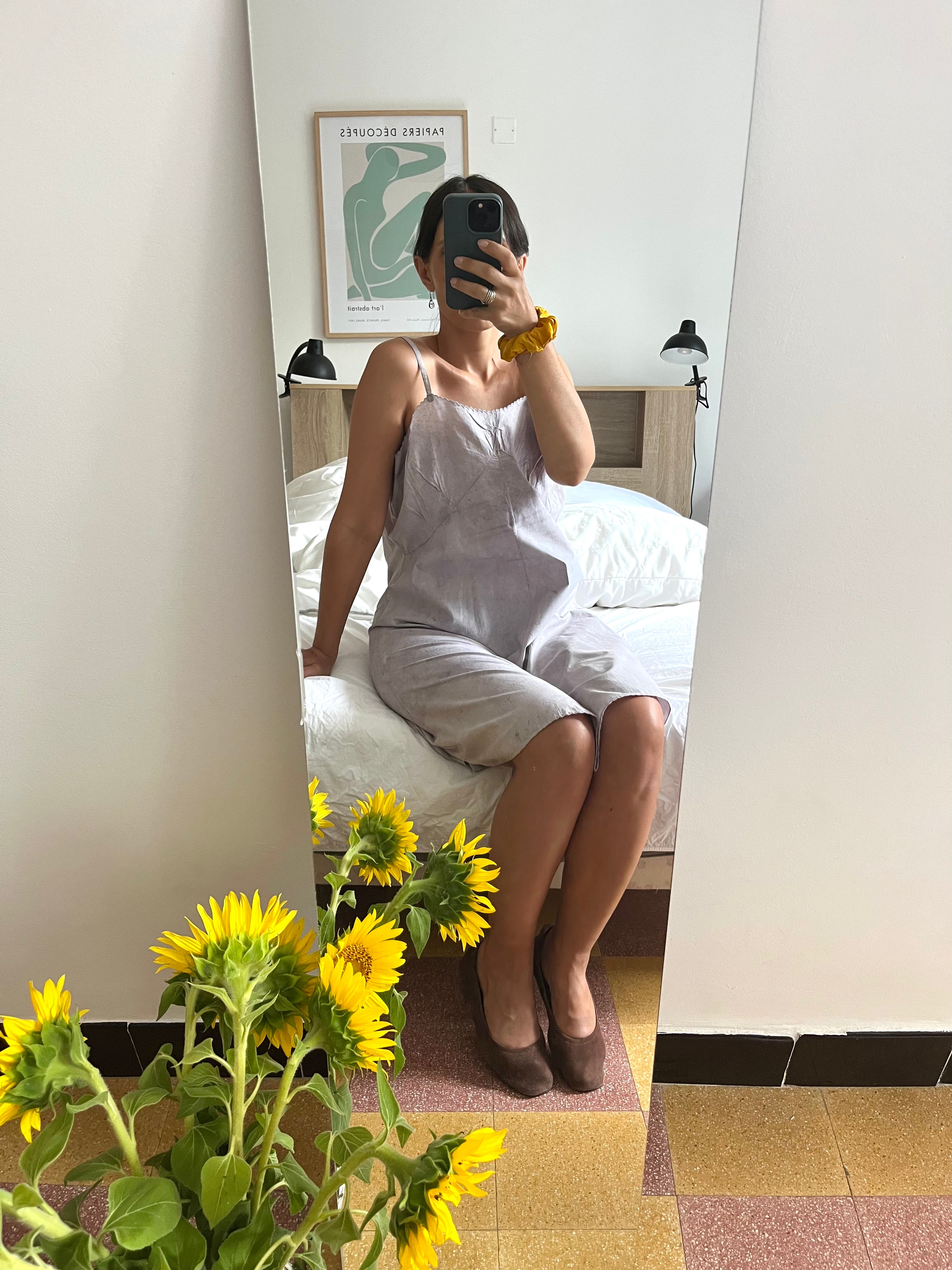 Nuisette ancienne teinte avec des plantes 🌸 Violette