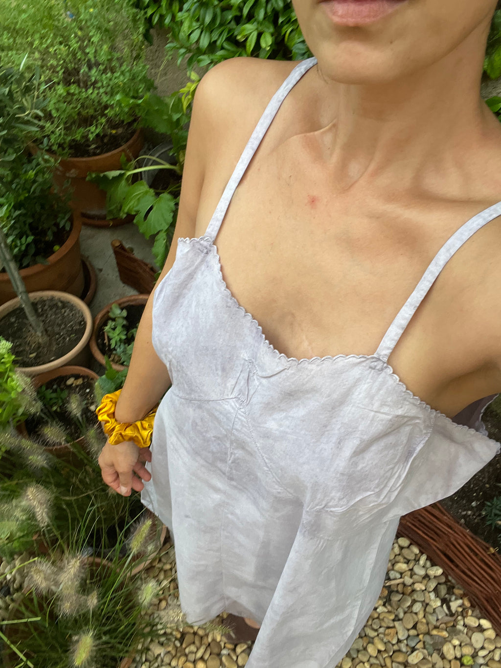 Nuisette ancienne teinte avec des plantes 🌸 Violette