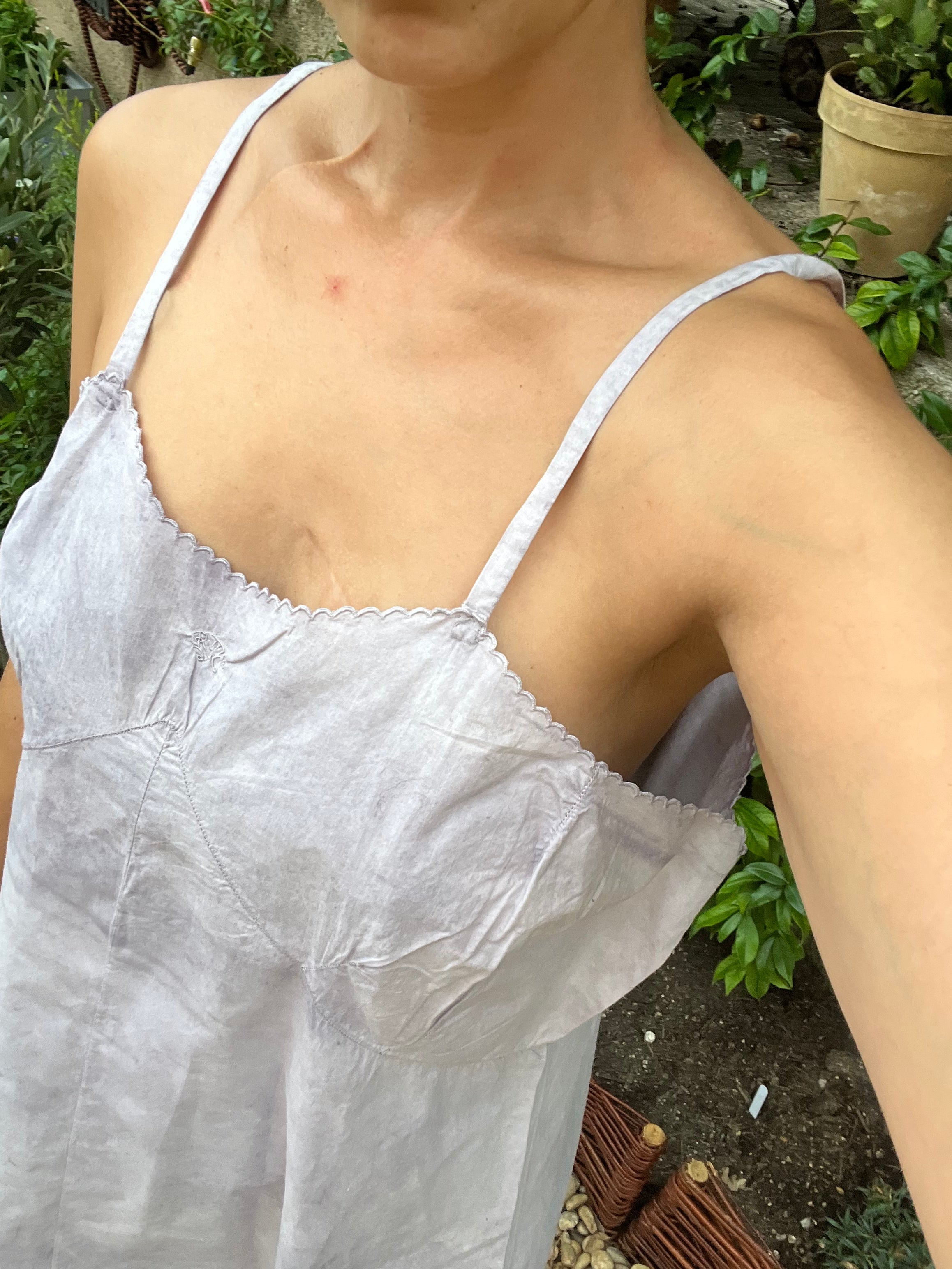 Nuisette ancienne teinte avec des plantes 🌸 Violette