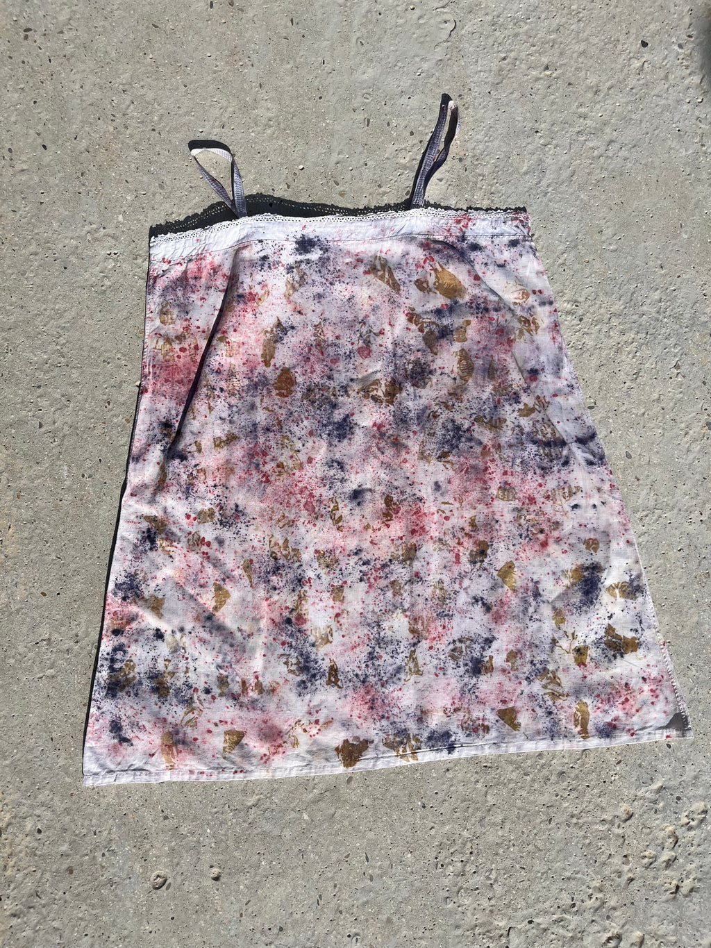 Nuisette ancienne teinte avec des plantes 🌸 Tiny constellation (taille enfant)