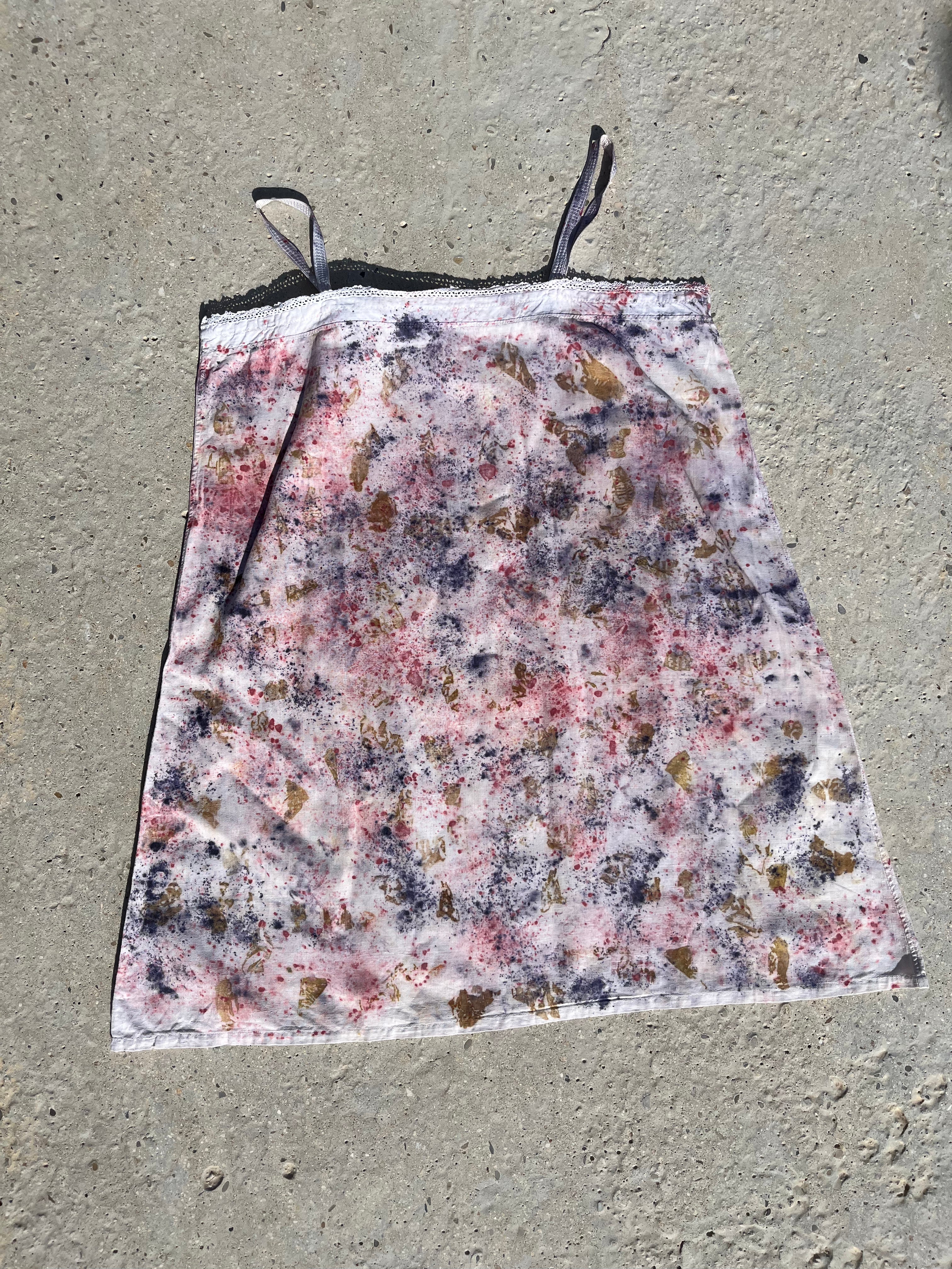 Nuisette ancienne teinte avec des plantes 🌸 Tiny constellation (taille enfant)