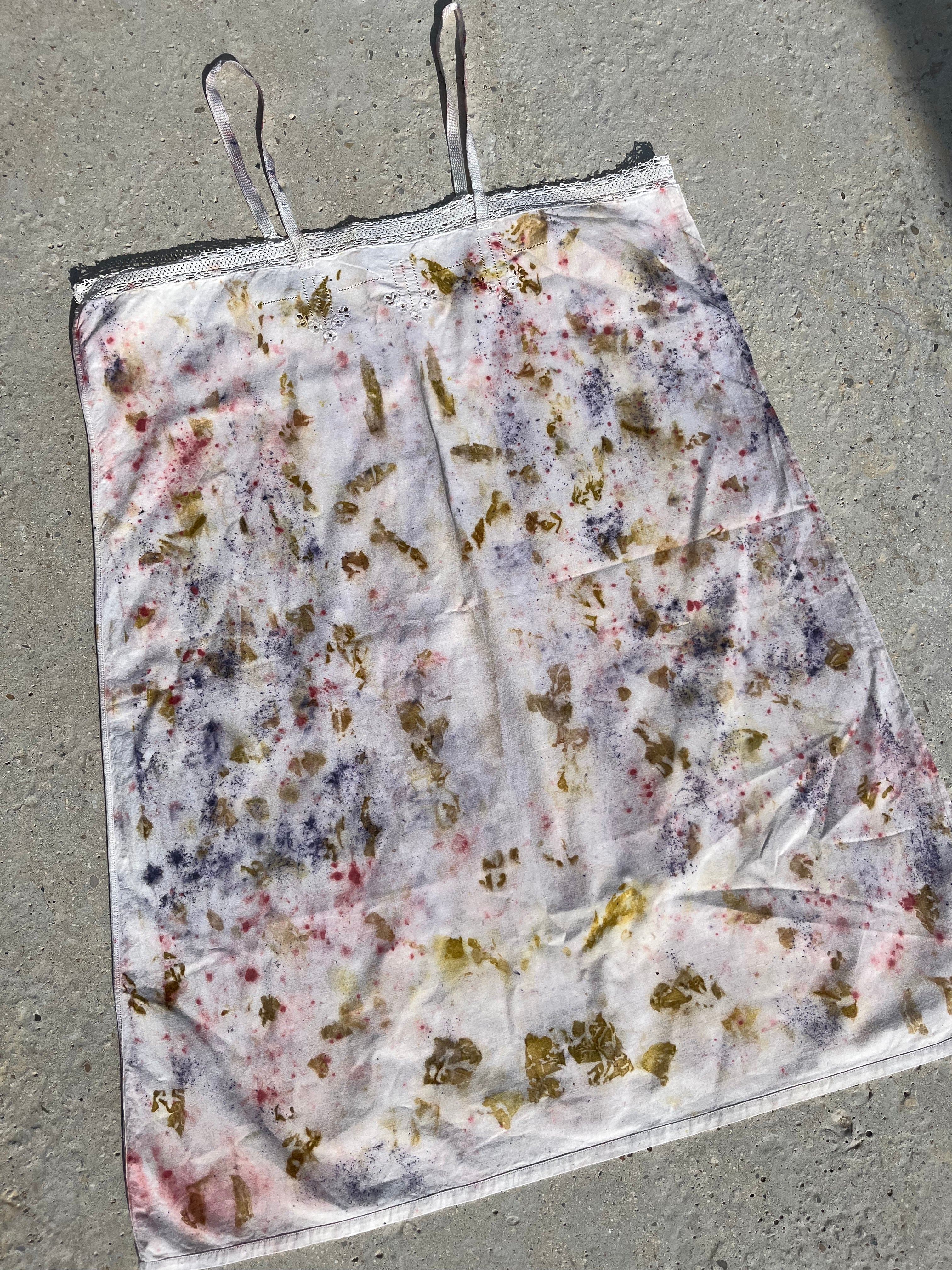 Nuisette ancienne teinte avec des plantes 🌸 Fields