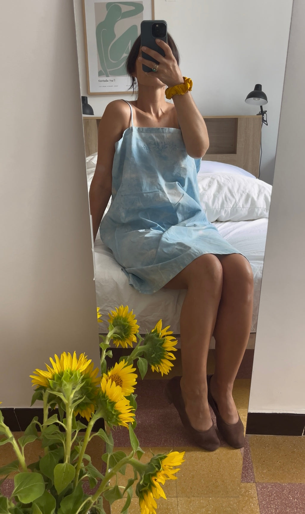 Nuisette ancienne teinte avec des plantes 🌸 Indigo