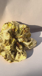 Chouchou en mousseline de soie bio - Doré