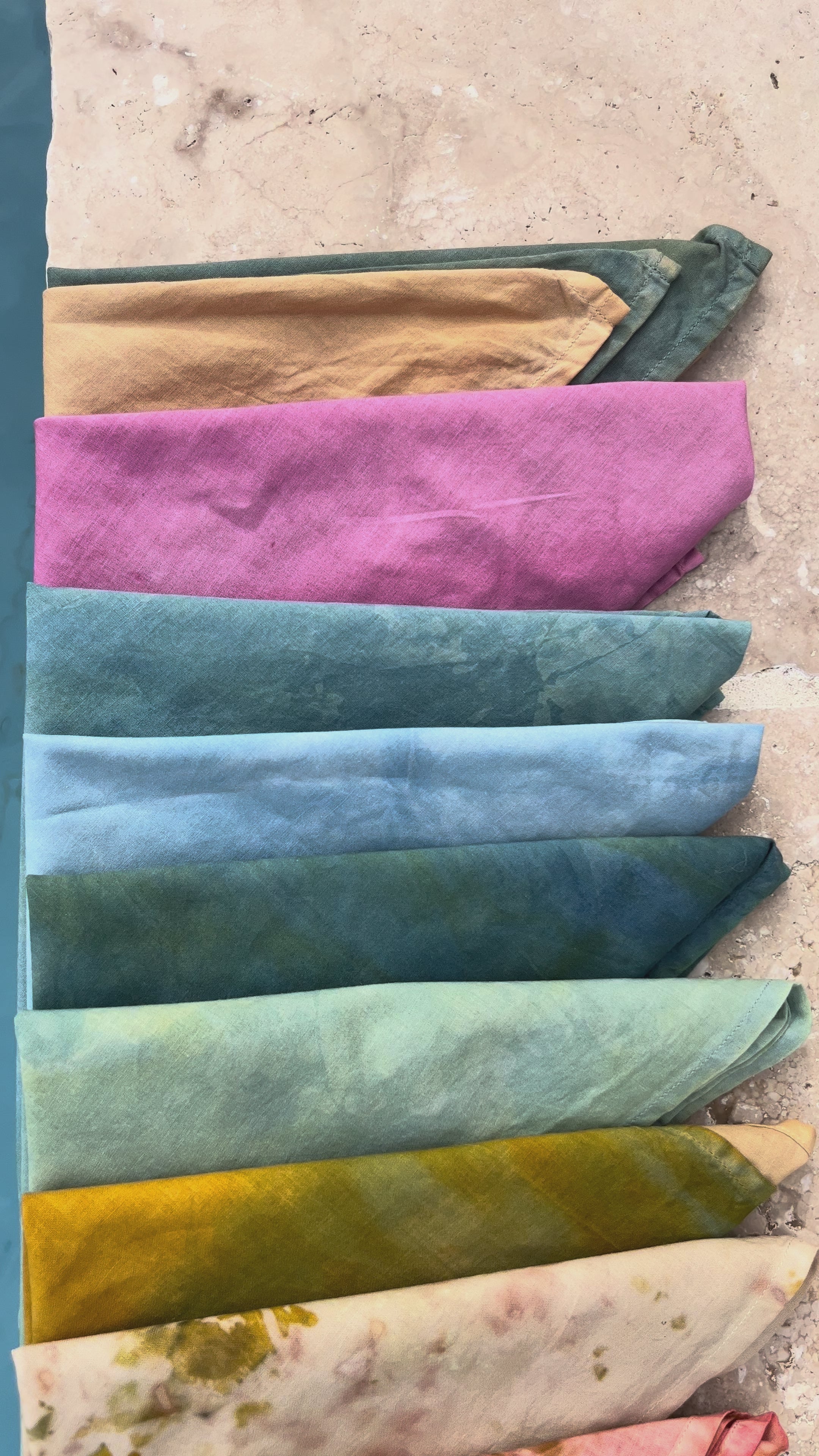 Bandana en coton bio - Blueberry